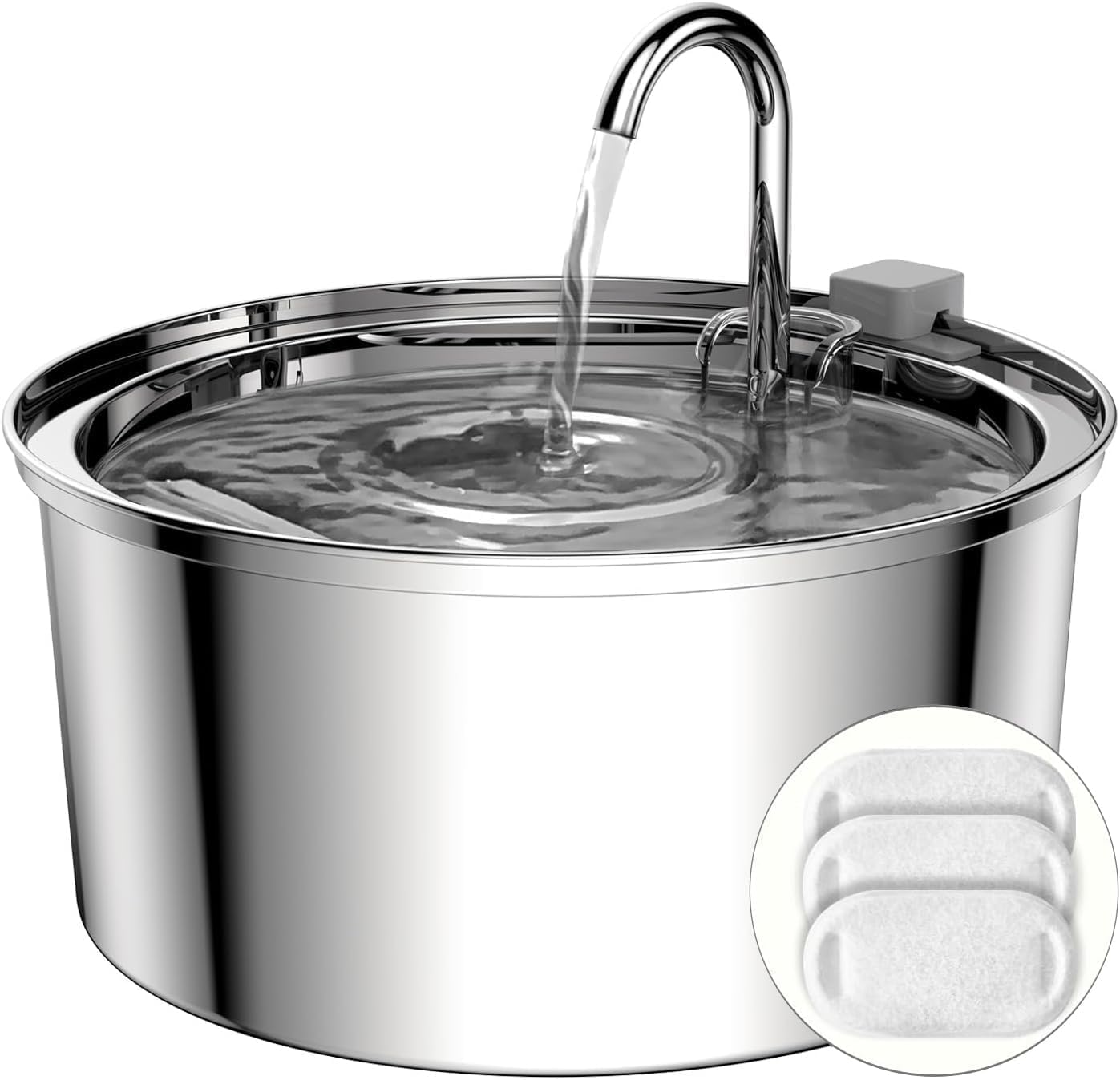 Stainless Steel Cat Water Fountain